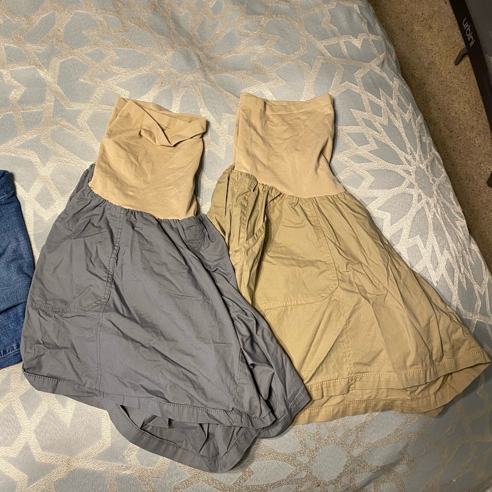 Plus Size Maternity Shorts 3x